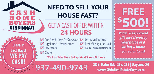Sell My House Fast Cincinnati OH - Cash For Houses